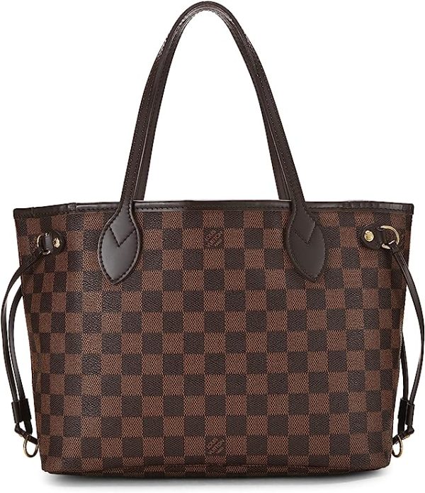 Pre-Owned Louis Vuitton Neverfull Damier EbenePM Brown 